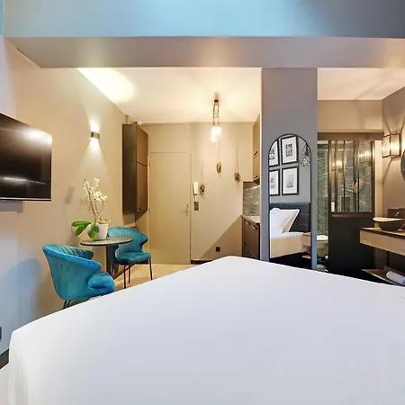 Charming -2p- Auteuil, Cleaning Included Apartmán *